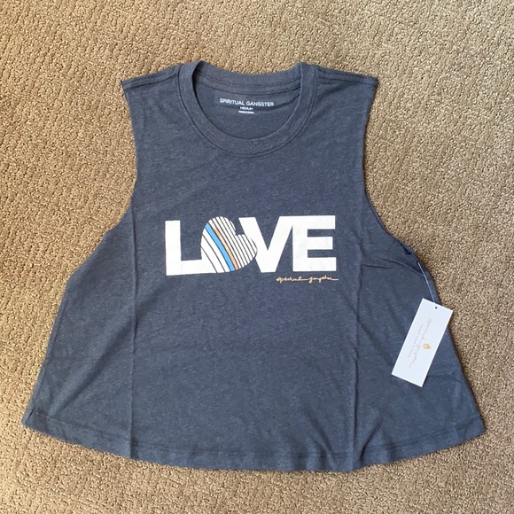 Spiritual Gangster Crop Tank - Picture 2 of 8